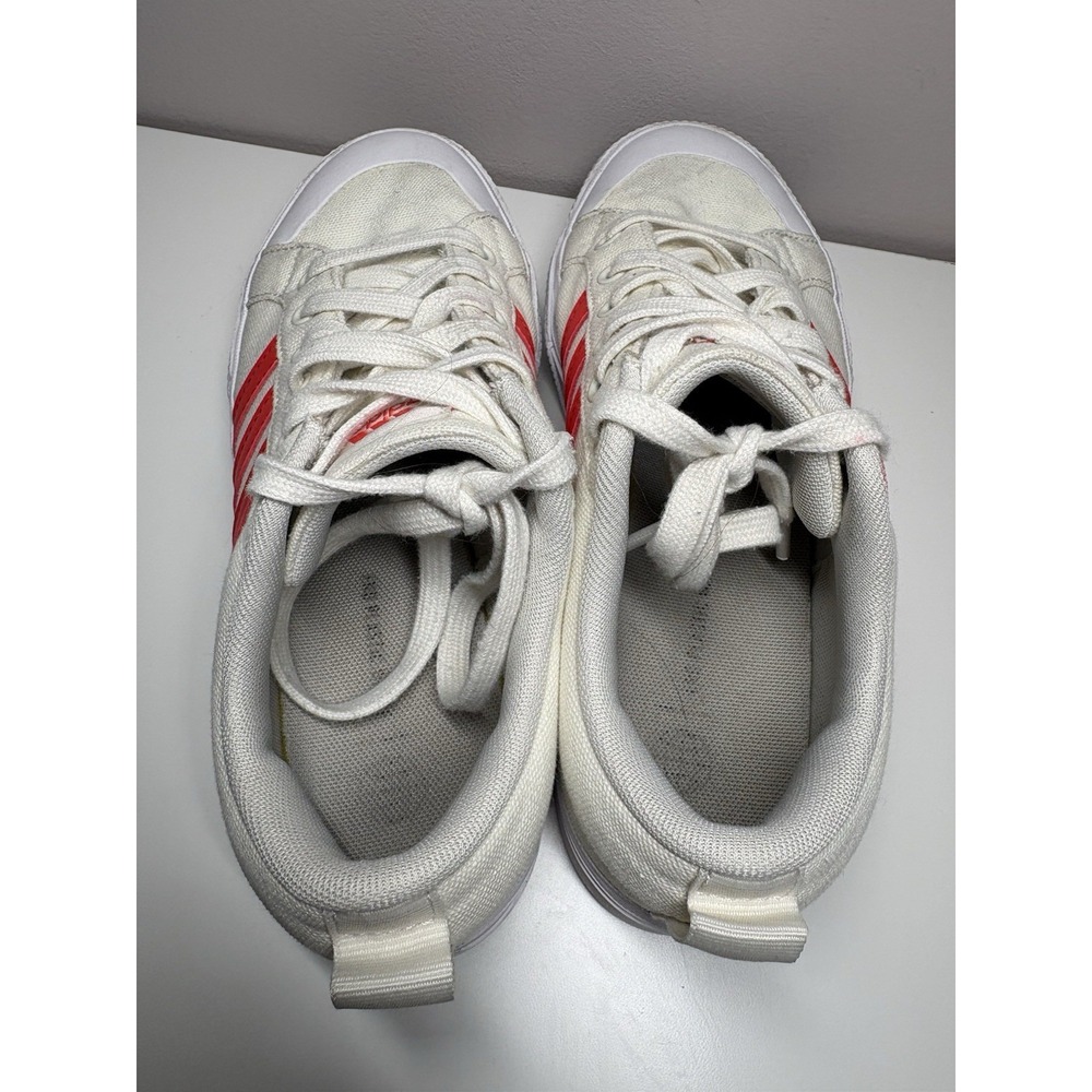 Adidas Bravada 2.0 Platform Women's Casual Shoes Sneakers White Red - Size 7 - Picture 8 of 10